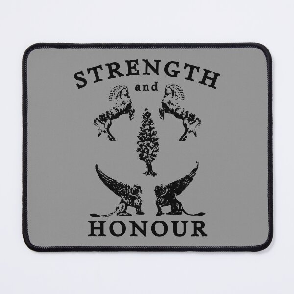 Item preview, Strength and Honour Crest, Black designed and sold by UNK-Fatigues.