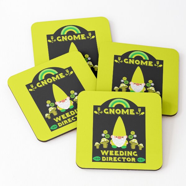 Item preview, Garden Gnome Weeding Director designed and sold by happygiftideas.