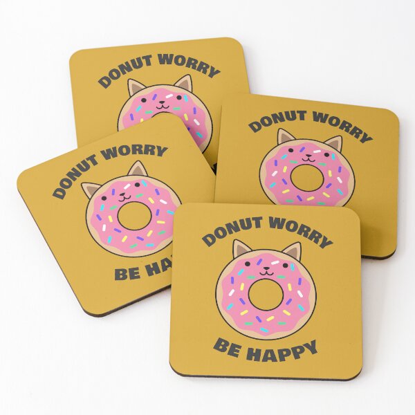 Item preview, Donut Worry Be Happy designed and sold by 87-Aesthetics.