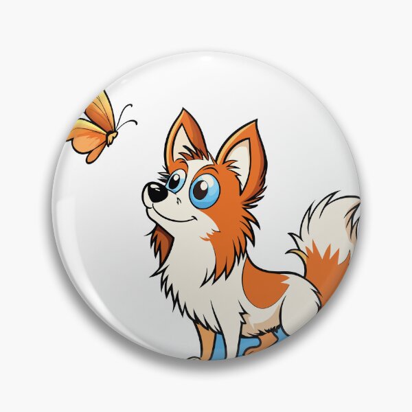 Item preview, Papillon Investigating Butterfly Artwork designed and sold by iwcus.