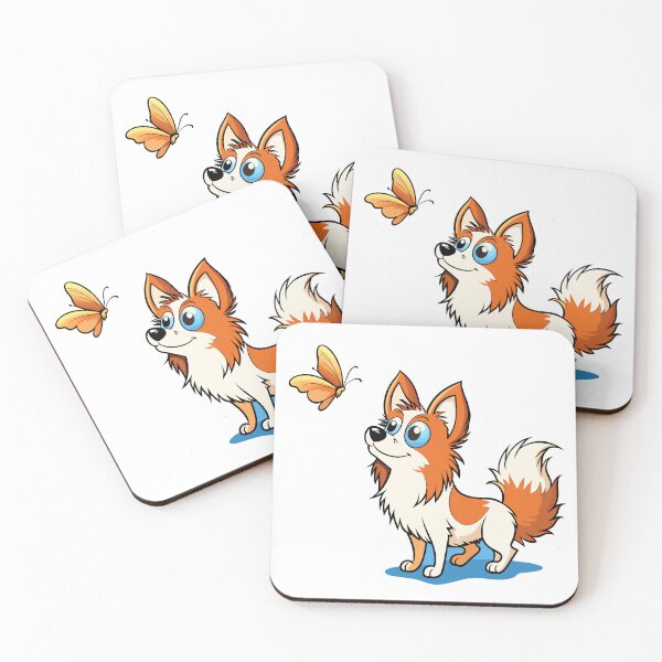 Item preview, Papillon Investigating Butterfly Artwork designed and sold by iwcus.
