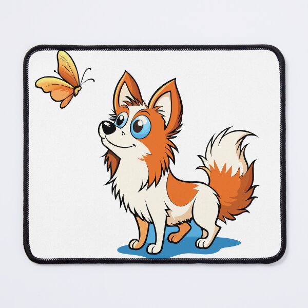 Item preview, Papillon Investigating Butterfly Artwork designed and sold by iwcus.