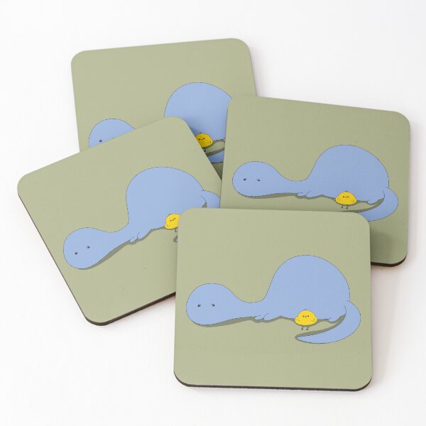 Item preview, Unmotivated dinosaur and chick designed and sold by Demeka-chan.