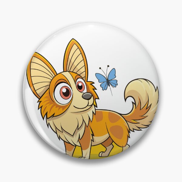 Item preview, Curious Papillon Investigating Butterfly designed and sold by iwcus.