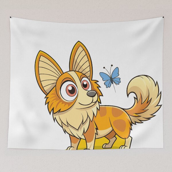 Item preview, Curious Papillon Investigating Butterfly designed and sold by iwcus.