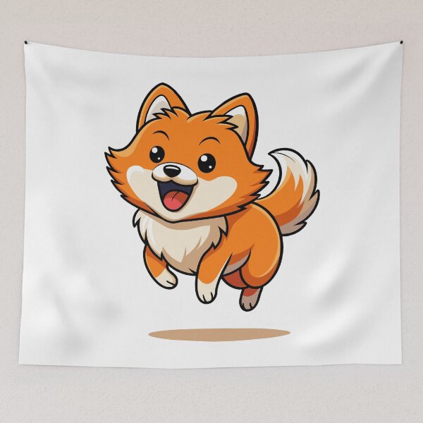 Item preview, Energetic Pomeranian Excitement designed and sold by iwcus.