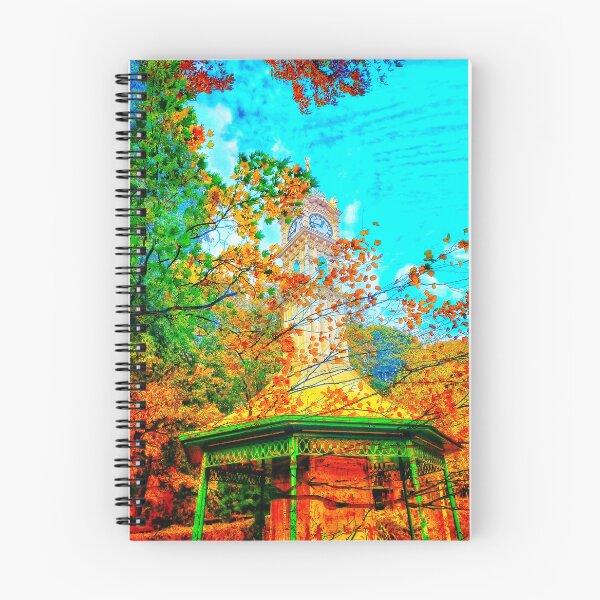 Item preview, Autumn at Oakwood Clock I designed and sold by dawnsm.