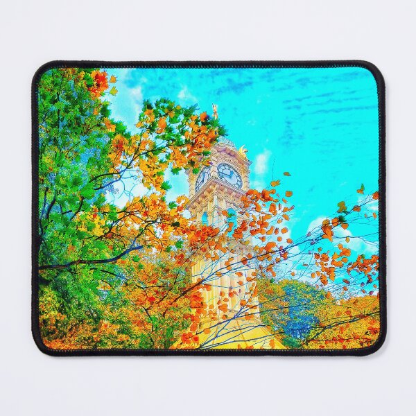 Item preview, Autumn at Oakwood Clock I designed and sold by dawnsm.