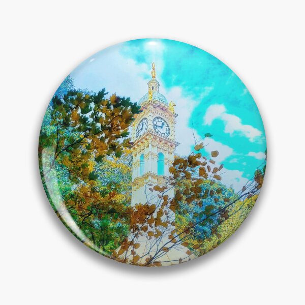 Item preview, Autumn at Oakwood Clocktower II designed and sold by dawnsm.