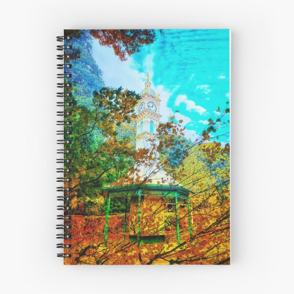 Item preview, Autumn at Oakwood Clocktower II designed and sold by dawnsm.