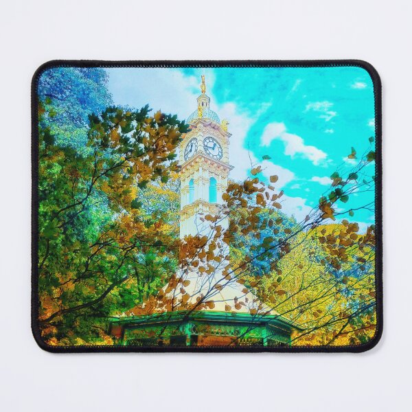 Item preview, Autumn at Oakwood Clocktower II designed and sold by dawnsm.