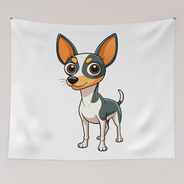 Item preview, Vigilant Rat Terrier Art designed and sold by iwcus.