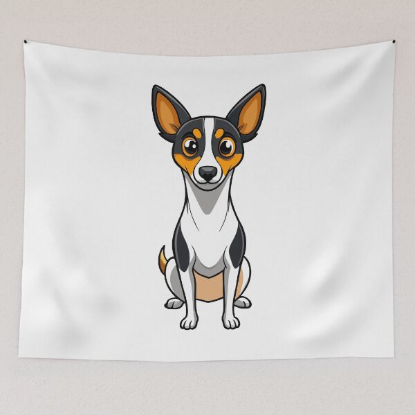Item preview, Vigilant Rat Terrier Art designed and sold by iwcus.