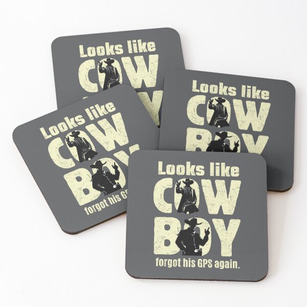 Item preview, GPS Glitch: Cowboys Cast in Black and White designed and sold by SplashTastic.