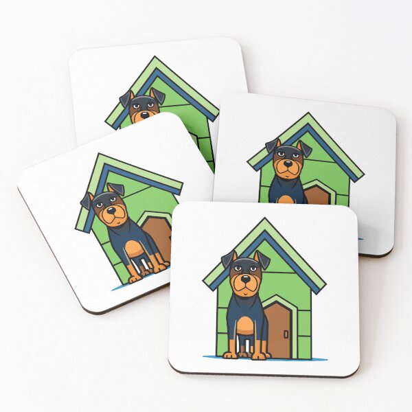 Item preview, Serious Rottweiler Guarding House designed and sold by iwcus.
