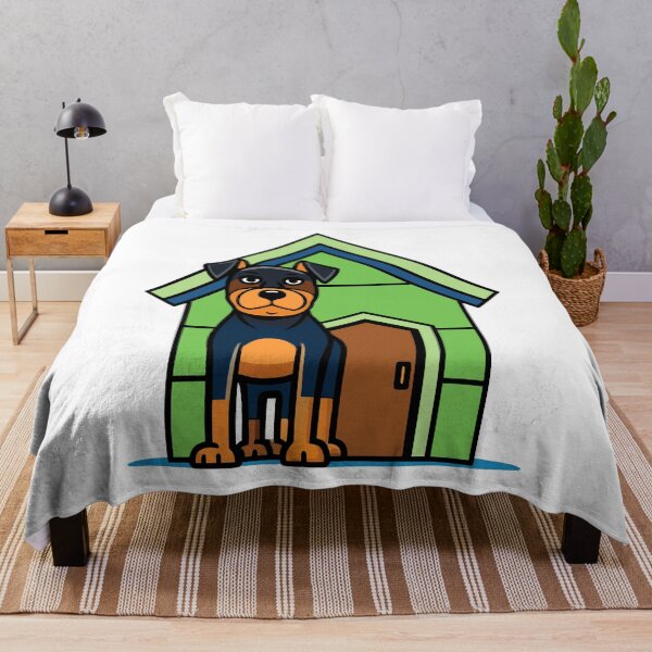 Item preview, Serious Rottweiler Guarding House designed and sold by iwcus.