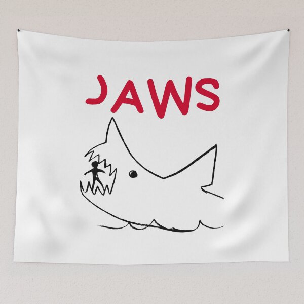 Item preview, Quint’s Man-Eating Shark Drawing designed and sold by UNK-Fatigues.