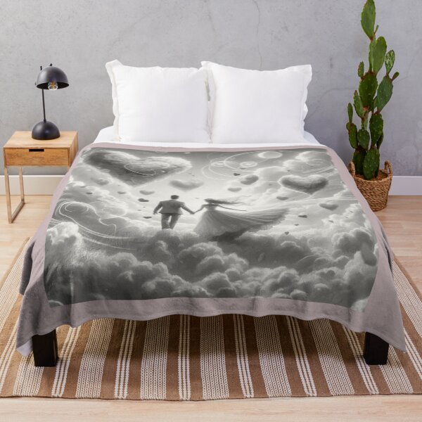Item preview, Ethereal Love: Romantic Cloudscape with Floating Hearts designed and sold by choder61.