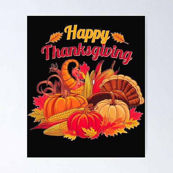 Item preview, Happy Thanksgiving wishes Turkey designed and sold by AnimalsDH305.