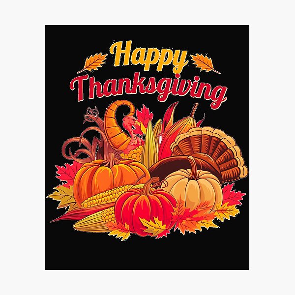 Item preview, Happy Thanksgiving wishes Turkey designed and sold by AnimalsDH305.