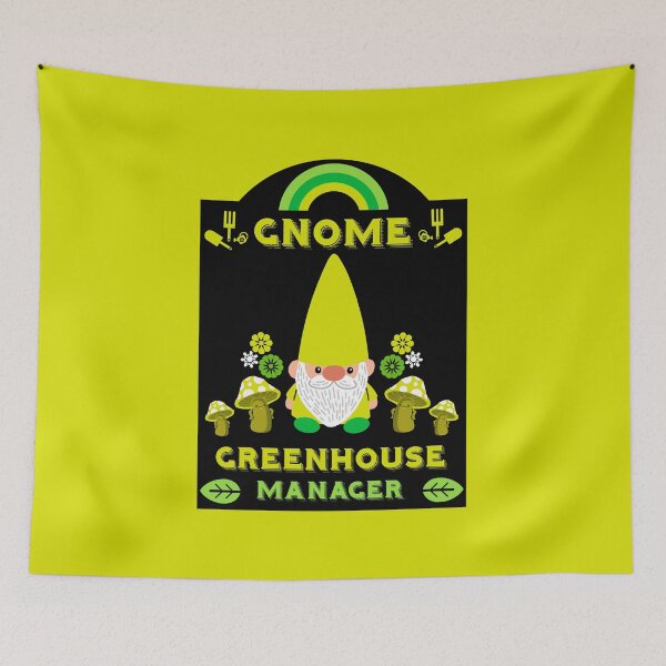 Item preview, Garden Gnome Greenhouse Manager designed and sold by happygiftideas.