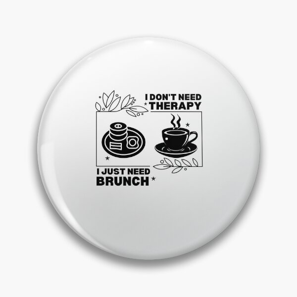 Item preview, Brunch Therapy – Because Brunch is the Best Therapy designed and sold by DesignDazzles.