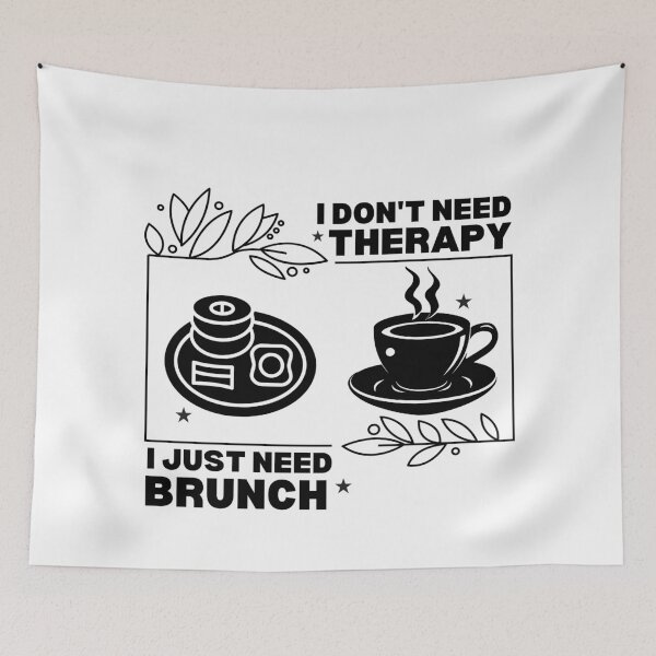 Item preview, Brunch Therapy – Because Brunch is the Best Therapy designed and sold by DesignDazzles.