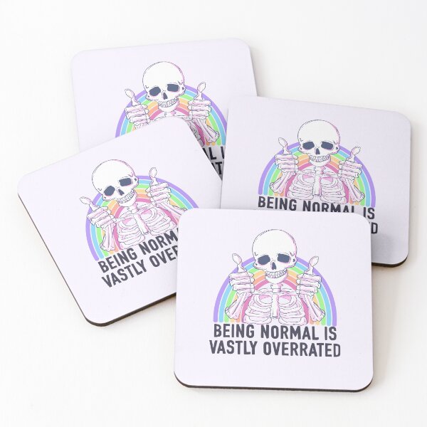 Item preview, Being normal is overrated skeleton designed and sold by Jess.a.creates.