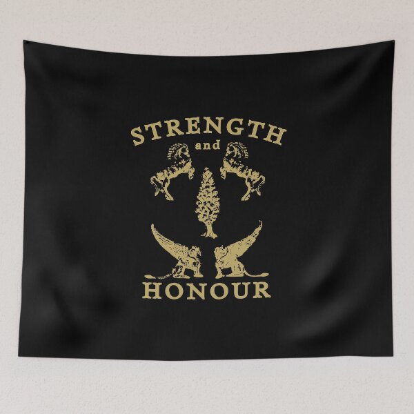 Item preview, Strength and Honour Crest, Gold designed and sold by UNK-Fatigues.