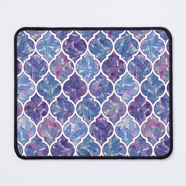 Item preview, Blue violet ogee pattern designed and sold by PP-Patterns.
