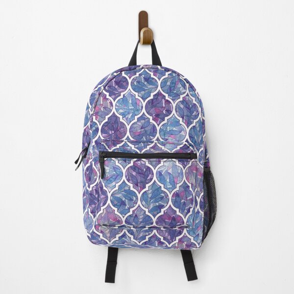 Item preview, Blue violet ogee pattern designed and sold by PP-Patterns.
