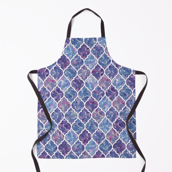 Item preview, Blue violet ogee pattern designed and sold by PP-Patterns.