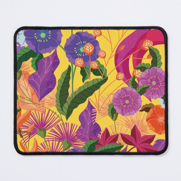 Item preview, colorful blooming flowers in summer, pattern designed and sold by Mauswohn.