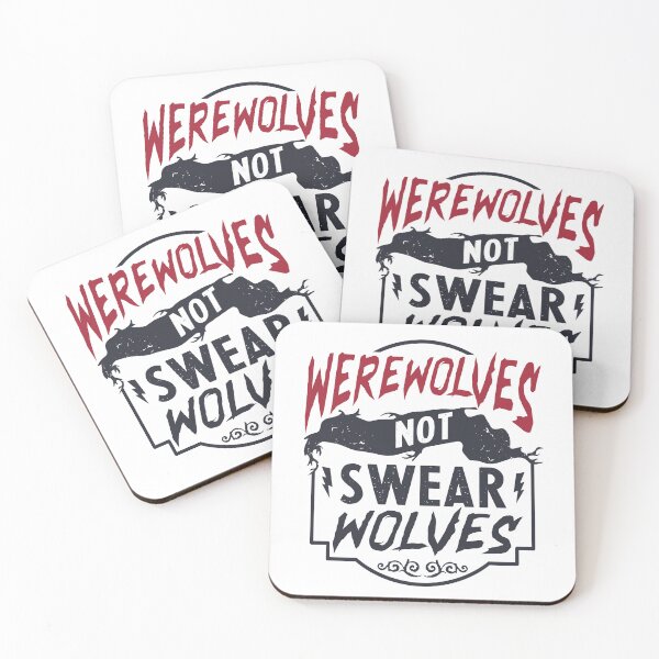 Item preview, Werewolves Not Swear Wolves designed and sold by ChemicalXShop.
