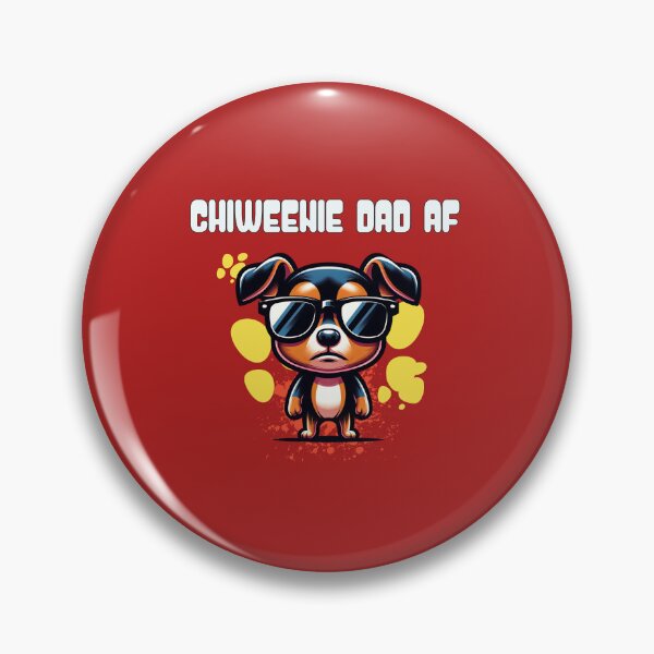 Item preview, Chiweenie Dad AF designed and sold by Aurathreads2.