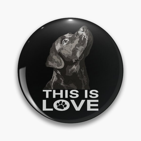 Item preview, This Is Love Black Labrador designed and sold by Just-Arts-4U.