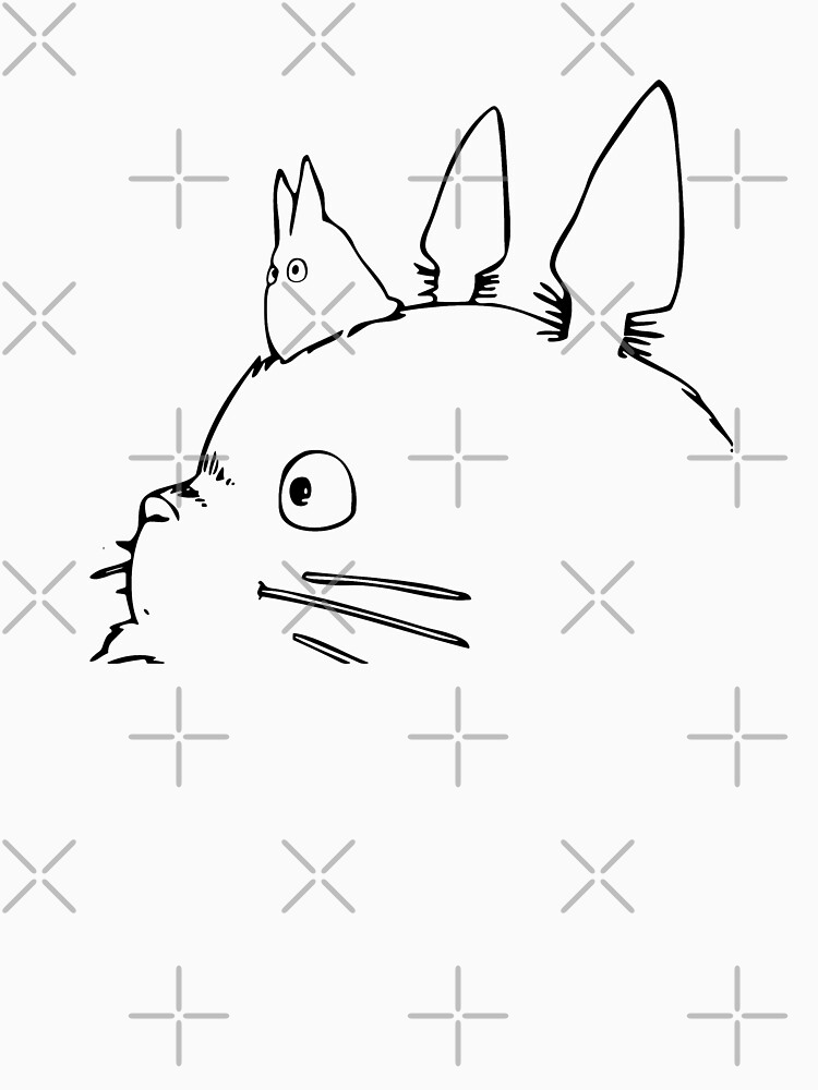 Thumbnail 7 von 7, Classic T-Shirt, Ghibli Totoro Anime-Liebhaber designt und verkauft von Andreeapoplaza.