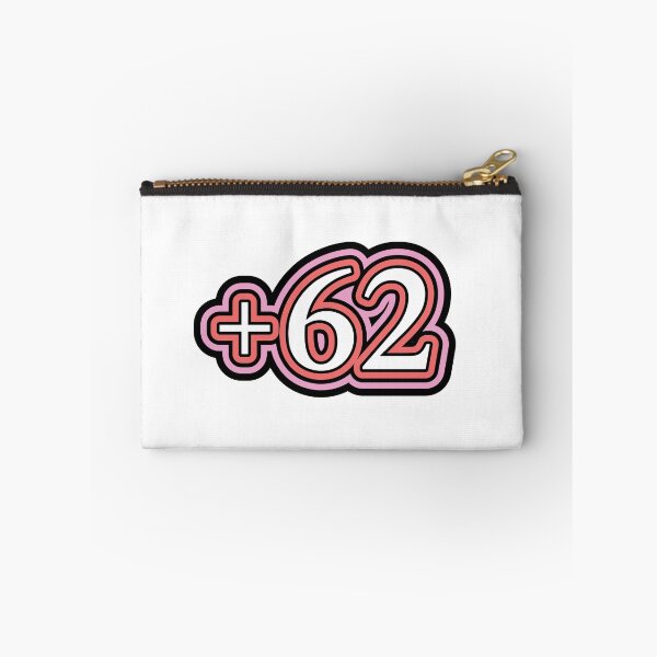 Item preview, Indonesia, +62 Indonesia Country Code, اندونيسيا in White designed and sold by ZamZamDesign.