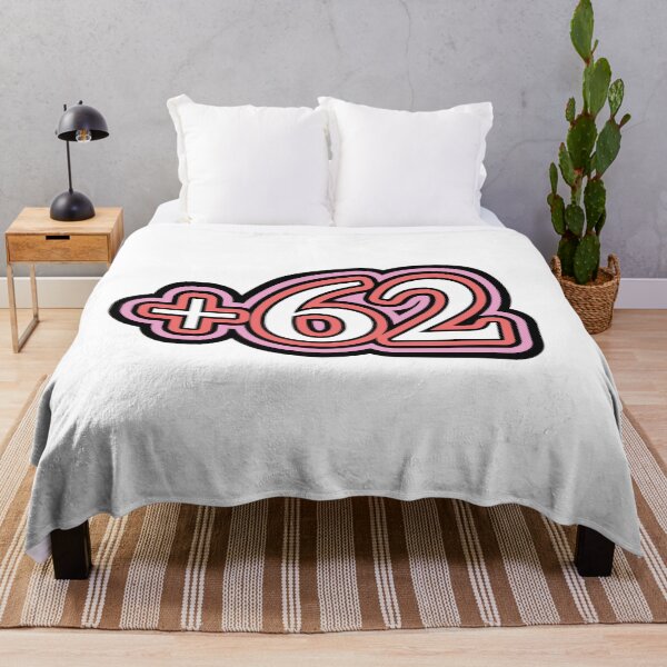 Item preview, Indonesia, +62 Indonesia Country Code, اندونيسيا in White designed and sold by ZamZamDesign.