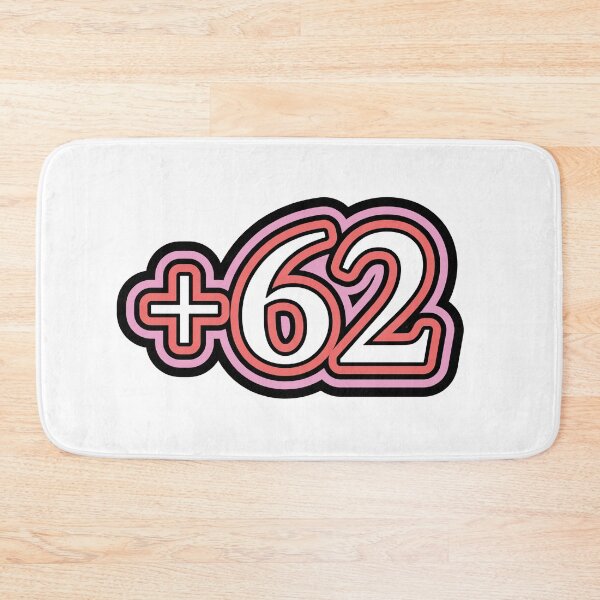 Item preview, Indonesia, +62 Indonesia Country Code, اندونيسيا in White designed and sold by ZamZamDesign.