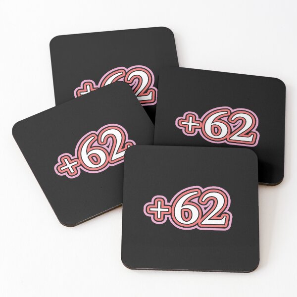 Item preview, Indonesia, +62 Indonesia Country Code, اندونيسيا in Black designed and sold by ZamZamDesign.
