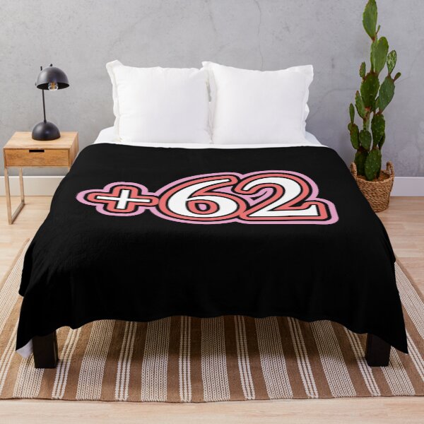 Item preview, Indonesia, +62 Indonesia Country Code, اندونيسيا in Black designed and sold by ZamZamDesign.