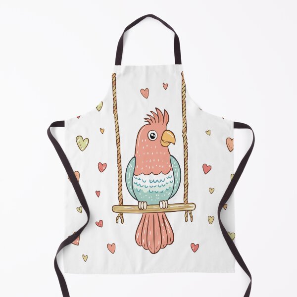 Item preview, cute parrot on a swing designed and sold by PR7M.