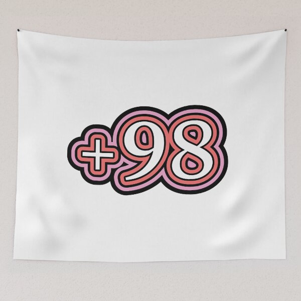 Item preview, Iran, +98 Iran Country Code, ايران, Persia, farsi in White designed and sold by ZamZamDesign.