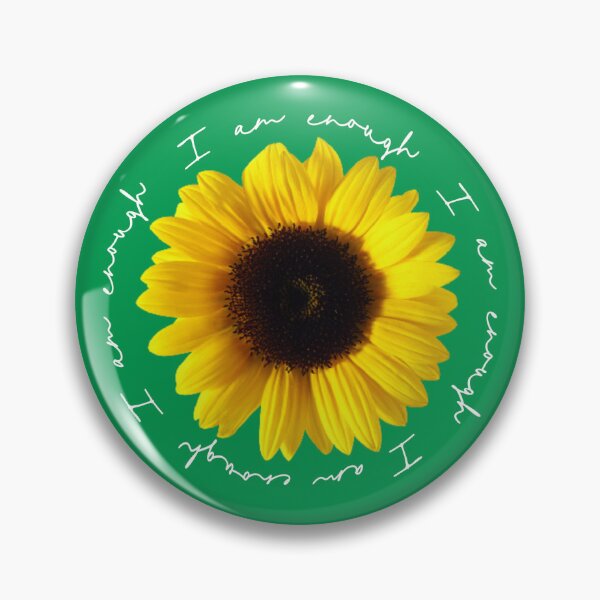 Item preview, Hidden disability sunflower logo with I am enough designed and sold by SueAnne99.