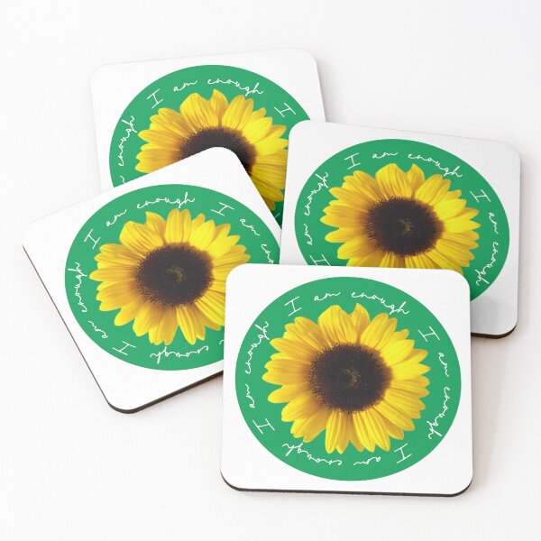 Item preview, Hidden disability sunflower logo with I am enough designed and sold by SueAnne99.