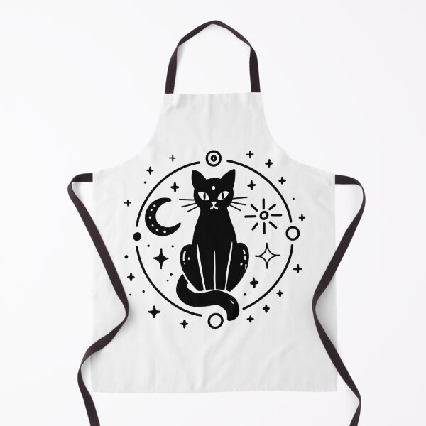 Item preview, Mystic Black Cat: Celestial Guardian designed and sold by lavavamp.