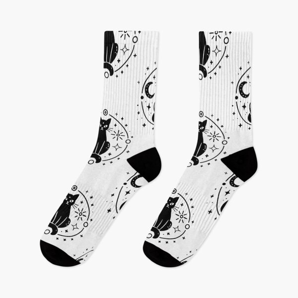 Item preview, Mystic Black Cat: Celestial Guardian designed and sold by lavavamp.