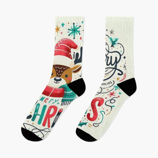 Item preview, Cute Reindeer Christmas Design with Snowflakes and Stars designed and sold by zooti.