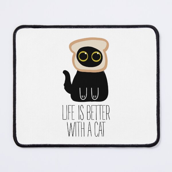 Item preview, life is better with a cat designed and sold by PAINTMONKEYS.